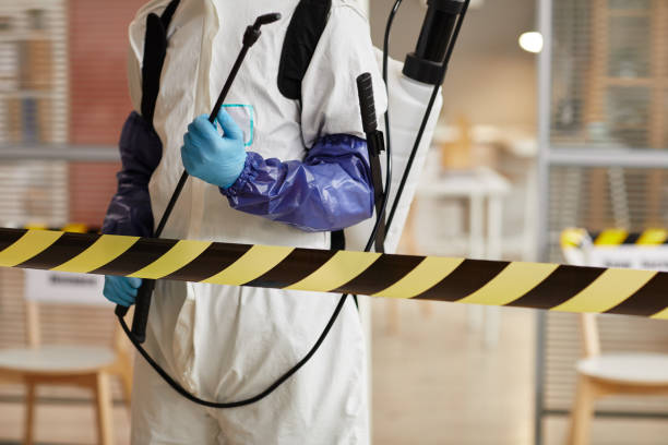 Professional Sewage Cleanup technician working in Warren, PA
